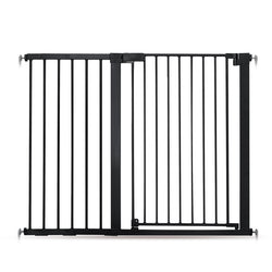 Baby Gate, Safety Lock for Doorway 36‘’ White/Black