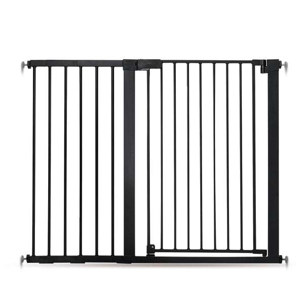 Baby Gate, Safety Lock for Doorway 36‘’ White/Black