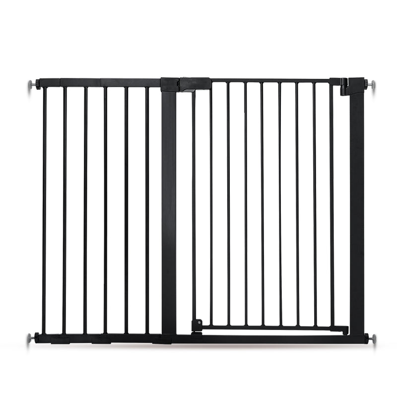 Baby Gate, Safety Lock for Doorway 36‘’ White/Black